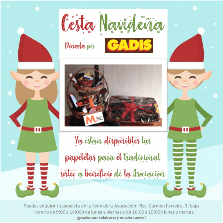 Como cada año, ya están disponibles en la Asociación las papeletas para participar en el sorteo de estas fantásticas cestas.