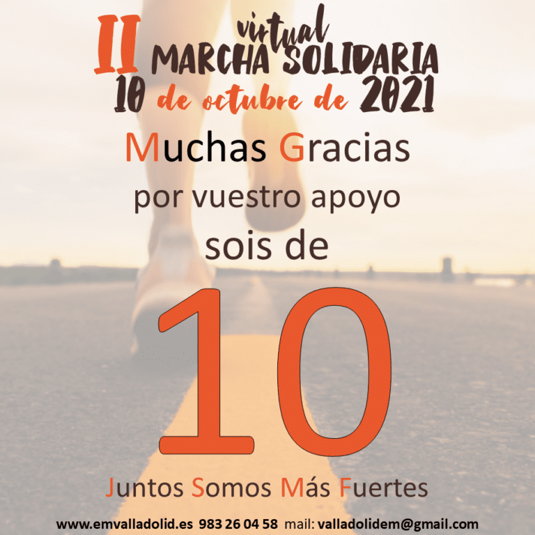 El día 10/10 damos un 10 por la Esclerosis Múltiple